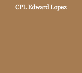 CPL Edward Lopez
